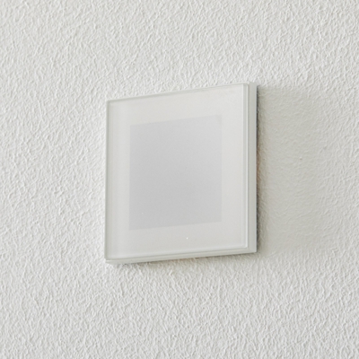 BEGA Accenta pared angular anillo blanco 160lm