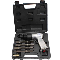 CCLIFE Martillo cincelador de aire comprimido (8 piezas, con juego de cinceles, máx. 6,2 bar, para trabajos de óxido y chapa) precio
