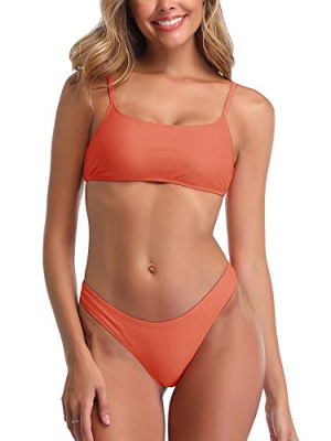 Conjuntos de Bikinis para Mujer Push Up Bikini Traje de baño de Tanga de Cintura Baja Trajes