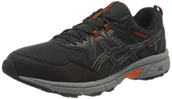 Asics Gel-Venture 8, Trail Running Shoe Hombre, Black/Sheet Rock, 41.5 EU en oferta