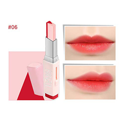 Beito 1 UNID Maquillaje Dos tonos Lápiz labial Hidratante Gradiente Lápiz labial Larga duración Labio Labio Belleza Labios naturales Cosméticos Barra  características
