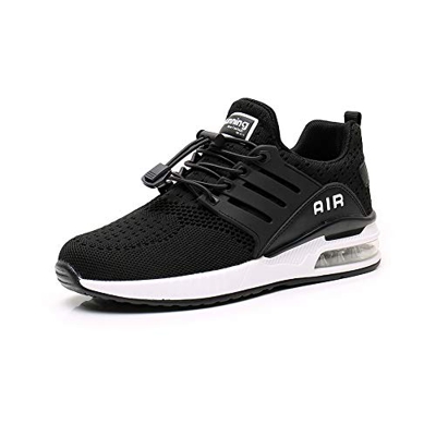 Zapatillas de Deportes Hombre Mujer Aire Libre para Correr Calzado Sneakers Gimnasio Fitness Running Casual Black39