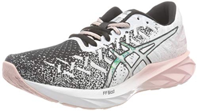 ASICS Dynablast, Zapatillas Mujer, White/Ginger Peach, 37 EU