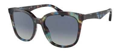 Gafas de Sol Emporio Armani EA 4157 Blue Havana/Blue Shaded 55/18/140 para mujer