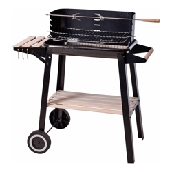 BARBACOA RECTANGULAR DE CARBON 54X34X6.5CM en oferta