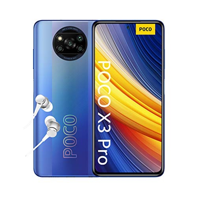 POCO X3 Pro - Smartphone 8+256 GB, 6,67” 120 Hz FHD+ DotDisplay, Snapdragon 860, cámara cuádruple de 48 MP, 5160 mAh, Azul Escarcha (versión ES/PT)