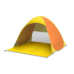 Tienda de Playa Pop Up Impermeable - Robusta, Ultraligera Tienda de Playa Perfectamente Adecuada como protección Solar en la Playa, el mar y el Lago ( características