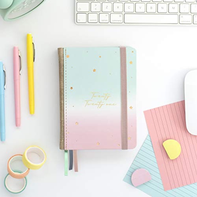 Agenda 2021 Alba - Día Página - 420 Páginas - Tamaño A6-12,5 x 17 cm - Takenote Agendas