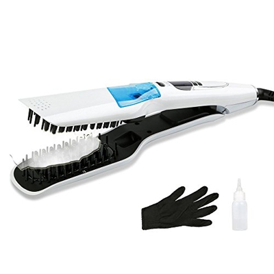 Cepillo alisador de pelo de vapor, alisador profesional de vapor, alisador rápido eléctrico, cepillo suave de cerámica, alisador de pelo, peine de pla