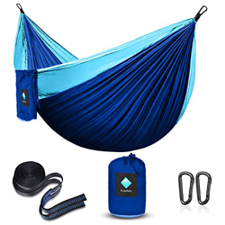 ERUW Camping Hamaca,Hamaca Ultraligera para Viaje y Camping Portátil Paracaídas Secado Rápido, Columpio de Nailon 210D para Patio y jardín (78''W118'' en oferta
