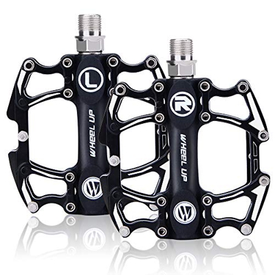 Guangmaoxin Pedales Bicicleta,Antideslizante Pedales MTB Mixtos con Calas,Pedal Bicicleta para Bicicleta De Montaña, BTT Pedales Plataforma De Aleació