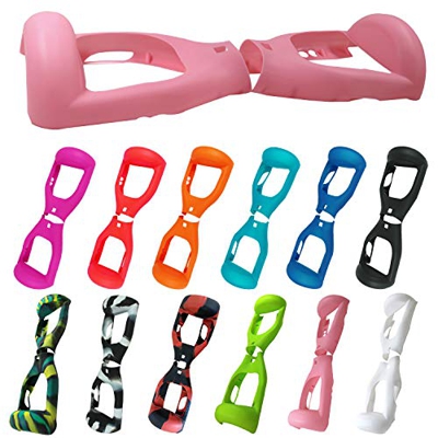 ABBY Protectora Funda de Silicona para 6.5" Smart Scooter Balance Patinete Electrico Hoverboard Cover (Modernizar Rosado)
