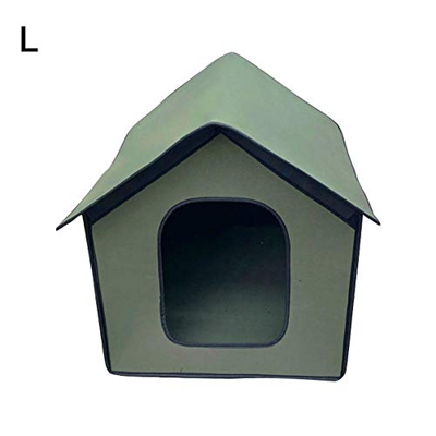 Casetas para perros plegables para exteriores, casa portátil para perros al aire libre, interior, impermeable, resistente a la intemperie, refugio par