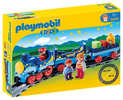 Playmobil 1.2.3 Tren con vías (6880)
