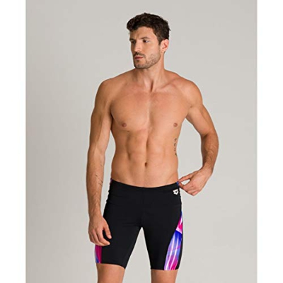 ARENA Herren Badehose Jammer Shading Prism Bañadores Ajustados para Hombre, Negro/Multicolor, 7