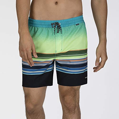 Hurley M Phntm Spectrum Volley 17' Bañador, Hombre, Ghost Green, XL