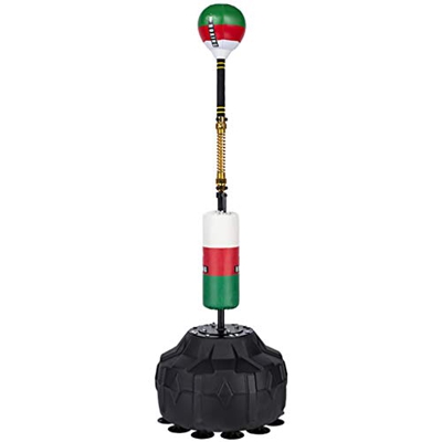 Bola de velocidad de boxeo vertical,Saco Boxeo Pie con Bolas de Velocidad,Objetivo de reacción de rebote de alta velocidad,Altura ajustable 150cm~180c