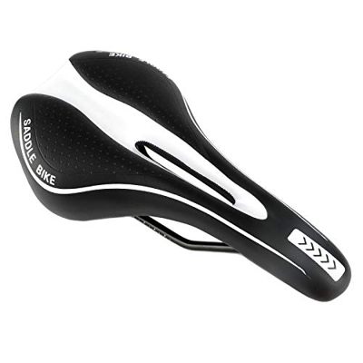 RaMokey Asiento de Bicicleta de Carretera, sillín de Bicicleta de montaña, sillín de Gel, cómodo, Suave y Transpirable, Bicicleta Plegable y Bicicleta