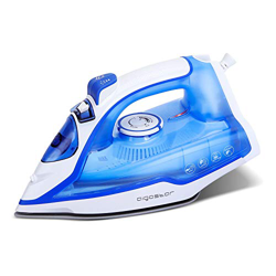 Aigostar Plancha de Vapor,2400W Planchas Ropa de Suela Ceramica Antiadherente, Gran Golpe de Vapor, Sistema Autolimpieza, Antical y Antigoteo Planchad precio