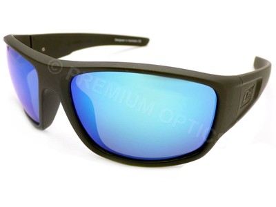 Dirty Dog - Schalldämpfer Polarisierte Sonnenbrillen Satin Schwarz / Ice 53554