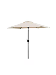 HENG FENG - Sombrilla de jardín de 2,7 m con protección UV Parasol Inclinado con manivela y función de inclinación para jardín al Aire Libre Patio Bla características