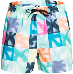 Quiksilver Dye Check 15" - Short De Natación para Hombre Jam/Volley, Hombre, Beach Glass, XS características