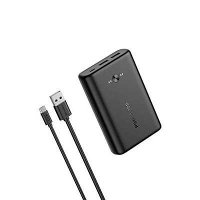 POWERADD Power Bank 15000mAh Batería Externa Móvil Compacto Cargador Portátil Carga Rapida EnergyCell con 2 Salidas USB 3A para Redmi, Xiaomi, iPhone,