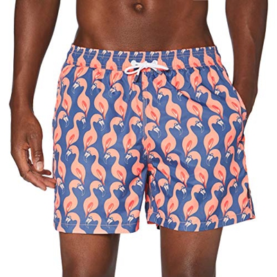 Hackett London Flamingo Bañadores, Azul (Navy 595), XX-Large para Hombre
