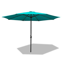 Hengda Sombrilla con manivela 300cm Beige Parasol Sombra Playa Verano quitasol de Exterior jardín Protección UV30+ para Patio Terraza Playa Camping (A precio