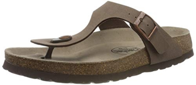 Fischer Hawaii, Sandalias de Punta Descubierta Unisex Adulto, Marrón (Braun 70), 38 EU