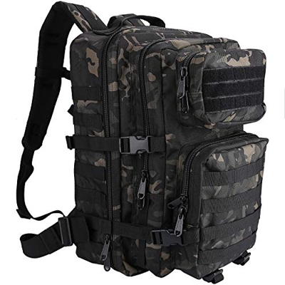 ProCase Mochila Táctica Militar 40L, Paquete de Asalto MOLLE de Gran Capacidad para Utilidad Militar, Bolsa de Emergencia de 3 Días para Caza Senderis