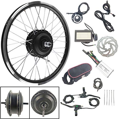 Schuck 36V 250W Rueda Delantera de Bicicleta eléctrica Kit de conversión de 20 Pulgadas KT LCD3 Pantalla Kit de conversión de Motor de Cubo de Rueda D