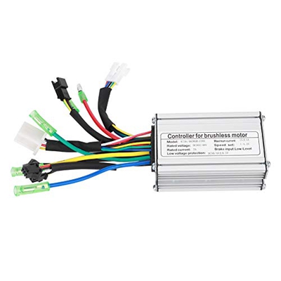 Controlador de conversión E-Bike, 6 tubos 36/48V KT ‑ 15A Controlador rectangular de todas las cabezas normales, Accesorio de conversión E-Bike