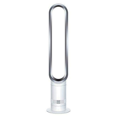 Dyson AM07 Tower Ventilador de refrigeración solo blanco y plateado