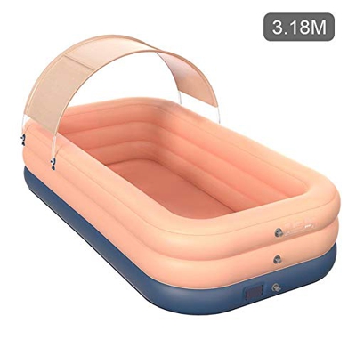 Dettelin Piscina Inflable Familiar para jardín al Aire Libre, Piscina de salón Gruesa, Suministro de Fiesta de Agua de Verano para bebés, niños, Adult