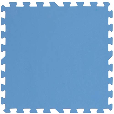 Bestlivings Esterilla protectora para el suelo de la piscina, 16 unidades (50 x 50 x 0,4 cm) – 4 m² – Sistema de ranuras robusto, ampliable