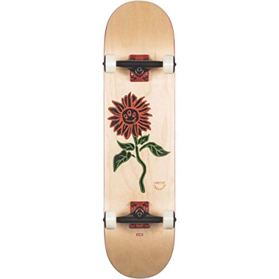 Globe G2 Bloom Skateboard, Adultos Unisex, Blanco (Natural), 8.0