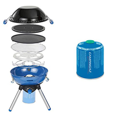Campingaz Party Grill 400 CV - Barbacoa (2000 W, Barbacoa de contacto, Gas natural, 2000 W, 145 g/h, Mesa) + CV 470 Plus Easy-Clic Cartucho Gas con Va precio