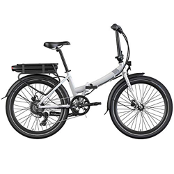 Legend Siena Bicicleta Eléctrica Plegable Urbana Smart eBike Ruedas de 24 Pulgadas, Frenos de Disco Hidráulicos, Batería Ion 36V (Batería Panasonic 50 precio