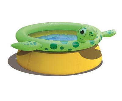 Jilong 017529N - Piscina tortuga con spray