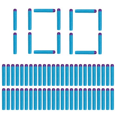 LVHERO 100 Balas Dardos Darts para Nerf Fortnite Armas de Juguete