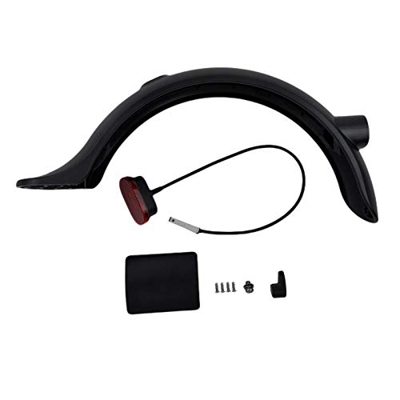 DASNTERED Accesorios de repuesto para scooter, guardabarros trasero, a prueba de polvo, monopatín con luz trasera, para MI M365 1S PRO PRO2, accesorio