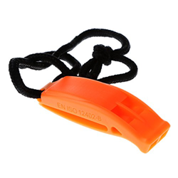 Baoblaze 1 Pedazo Silbato de Submarinismo Seguridad Marítima para Entrenador Futbolista Rescate - Naranja características