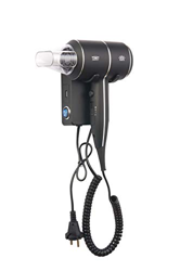 Secador de pelo QIANLI 1800-2000vatios con Iones y Thermo Protect Hotel con Soporte de pared y Toma USB Motor Silencioso de larga duración Cromado/Neg en oferta