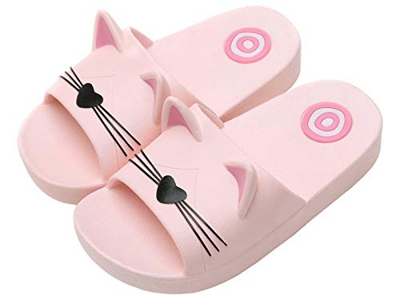 Zapatos de Playa y Piscina para Niña Niño Chanclas Sandalias Antideslizante Zapatillas Casa Verano, Niño Rosado, 27/28 EU