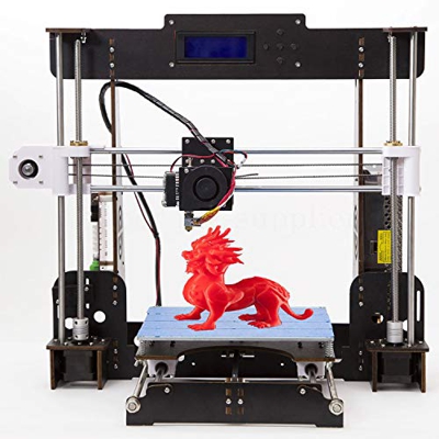 Offi ceink A8 Impresora 3d Kit DIY Marco de madera alta precisión Pantalla LCD Desktop 3d impresora montar con 1.75 mm ABS/PLA Filamento, diseño Medic