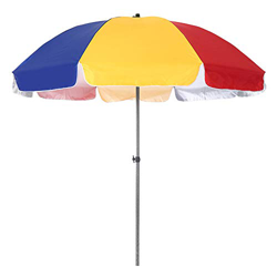 KUWD Sombrilla Sombrilla Balcón Sombrilla Sombrilla Colores del Arco Iris, Playa Ajustable Sombrilla Multicolor - Garden Beach Patio Holiday Sun Shade en oferta