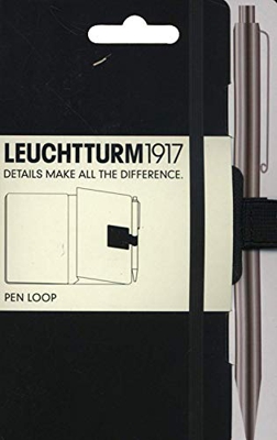 Leuchtturm1917 339275 - Pen loop lazo para bolígrafo, color negro