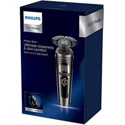 Philips Serie 9000 Prestige SP9863/14 - Afeitadora eléctrica para hombre con bandeja de carga Qi, sensor de densidad de barba, 3 modos, seco/húmedo, c en oferta
