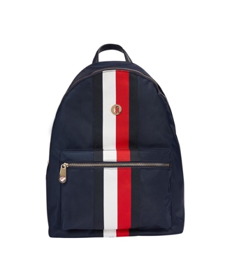 Tommy Hilfiger - Mochila De Mujer De Poliéster Reciclado En Azul Marino